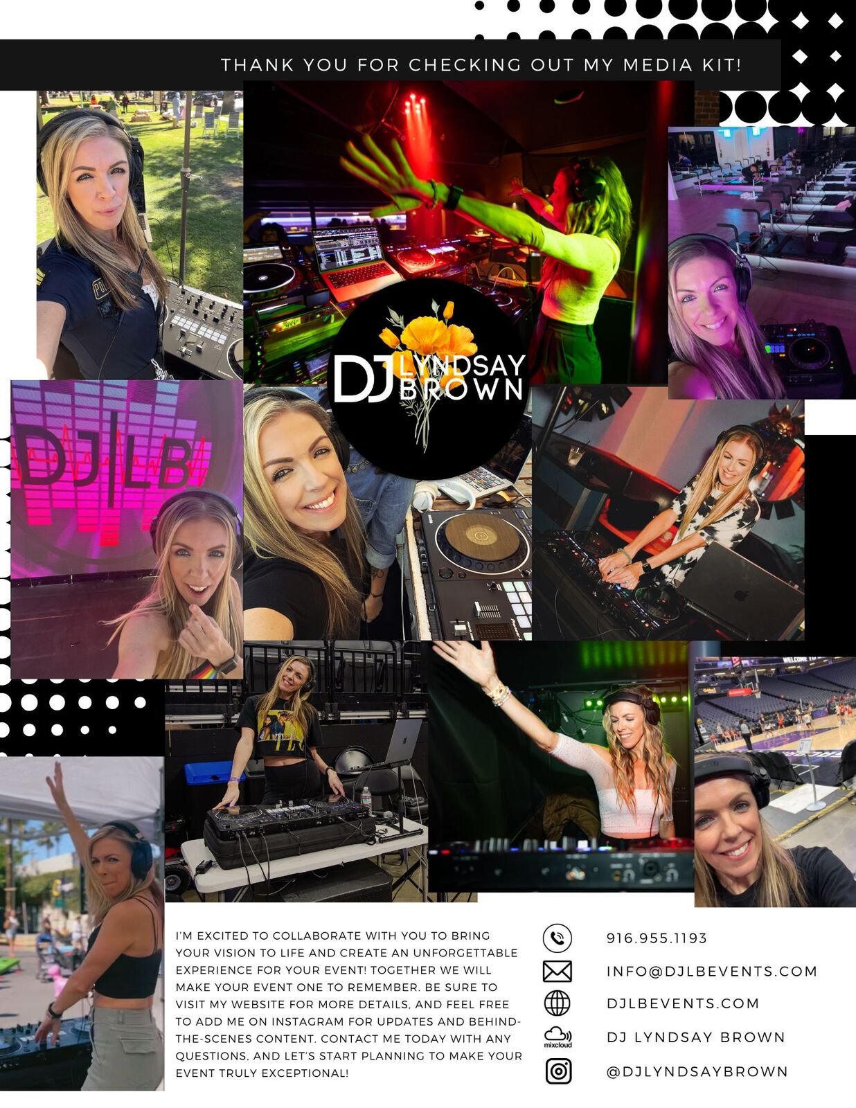 Lyndsay Brown Media Kit Page 4 of 4