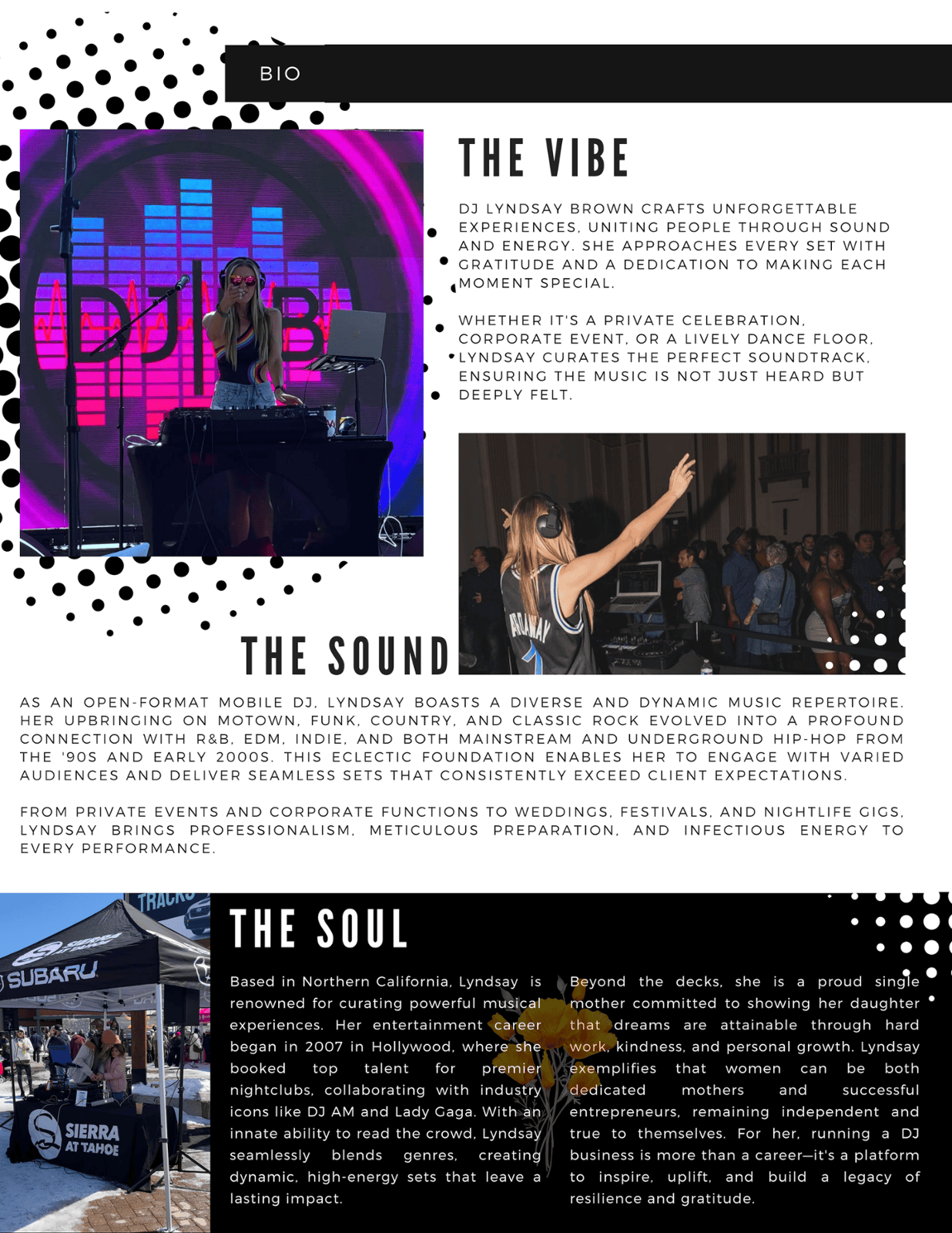 Lyndsay Brown Media Kit Page 2